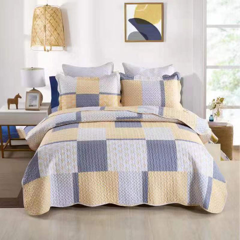 3 Pieces Lightweight Bedspread Set B030